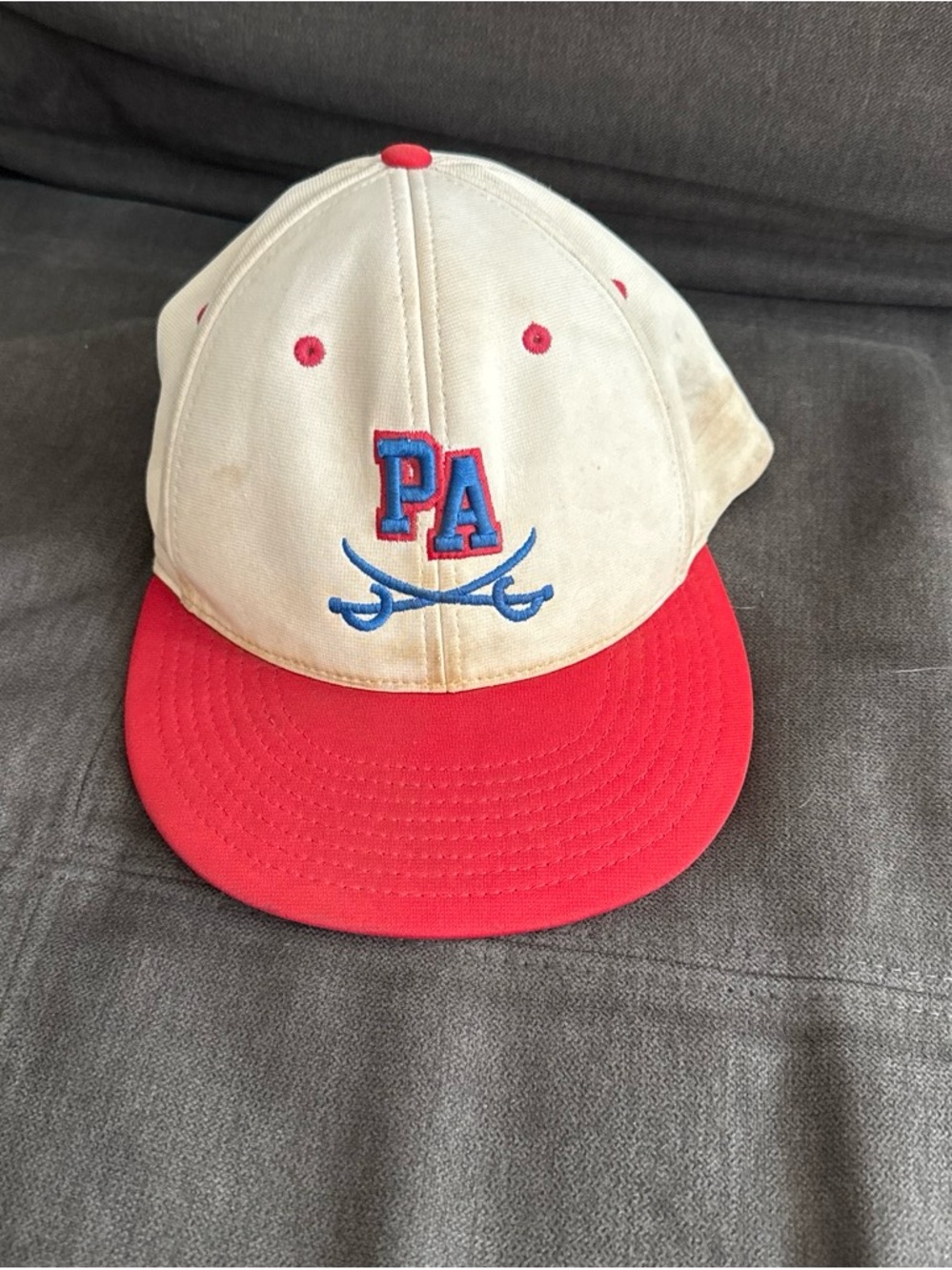 Red and Cream PA Baseball Cap